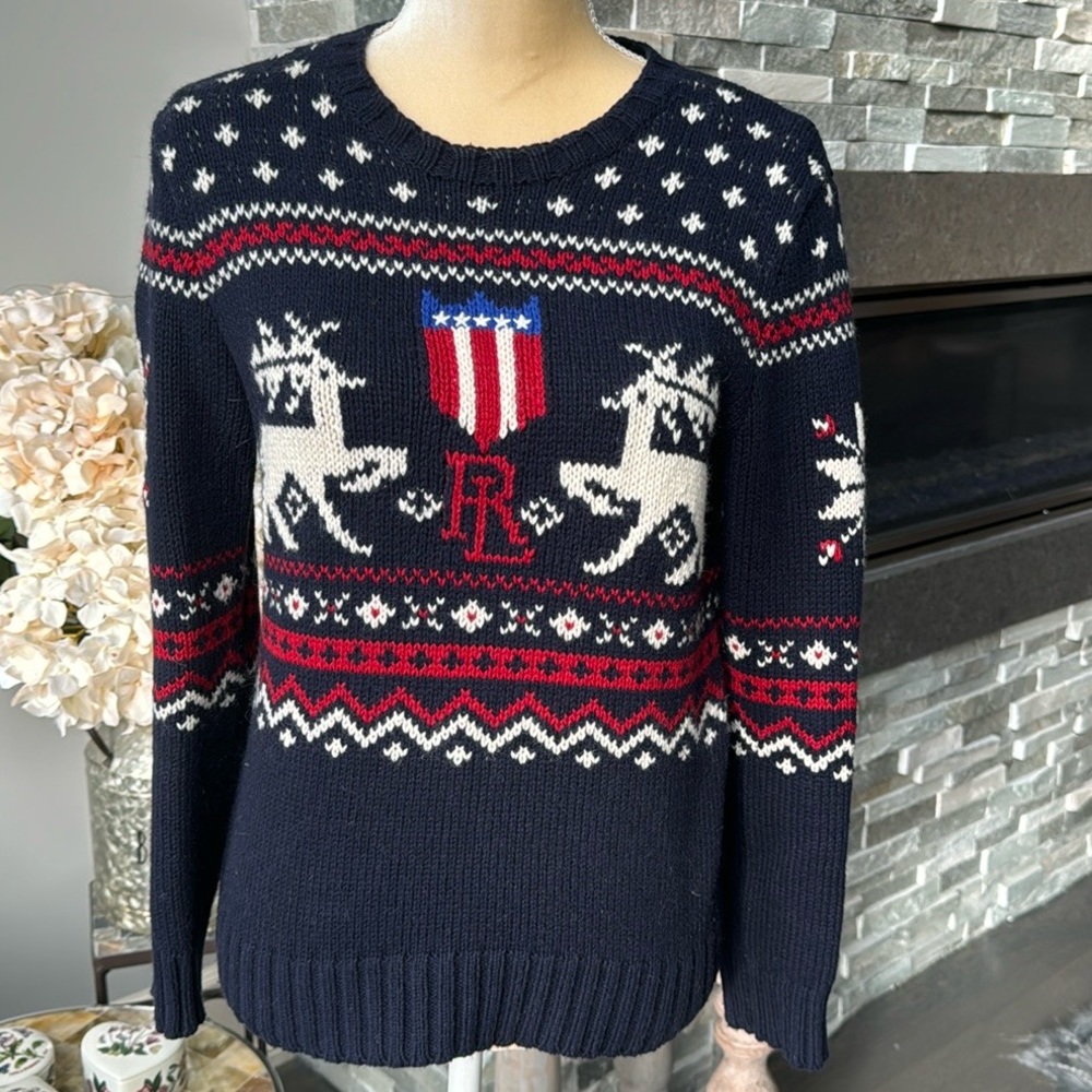 Ralph Lauren Ski Sweater. Size M